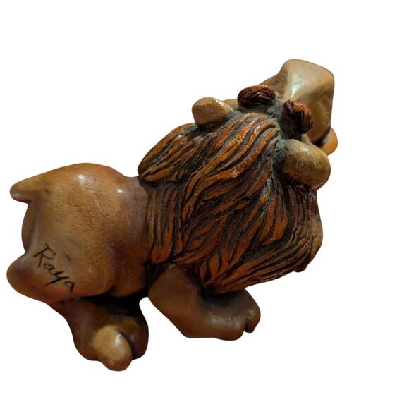 Vintage John Raya 1984 Cute Linus Lionel Lion Figurine The Beasties Collection - Picture 7 of 8